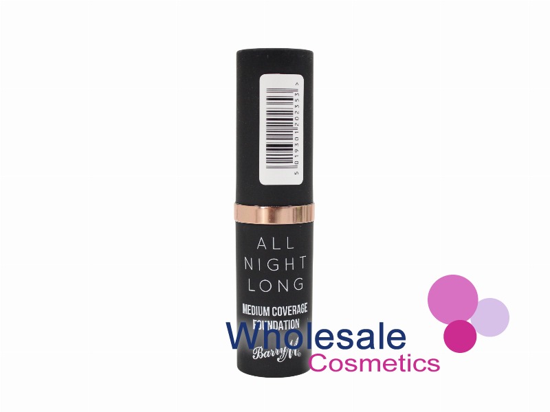 12 x Barry M All Night Long Medium Coverage Foundation - 5 ALMOND